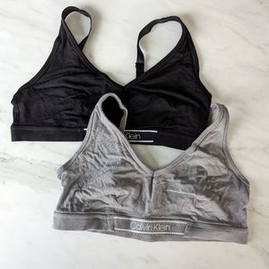 Calvin Klein bralette pack size L